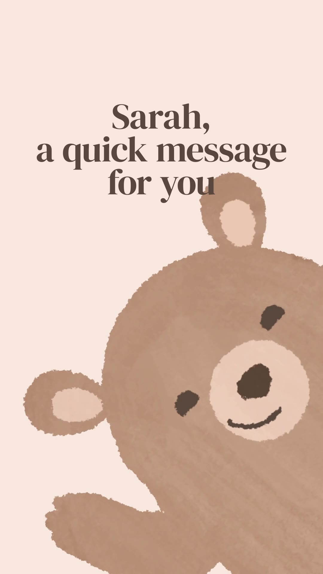 A Quick Message
